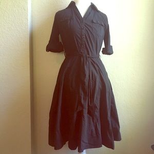 BR Black Shirtdress